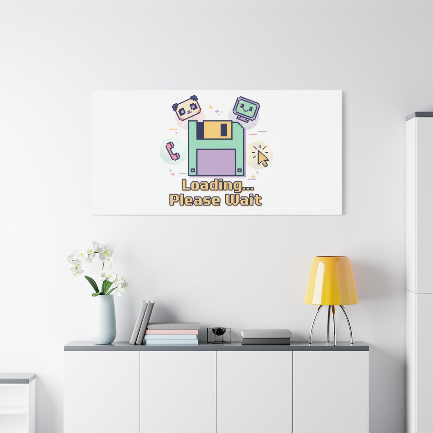Loading Please Wait Canvas | Old Internet Aesthetic, 90s Web Nostalgia