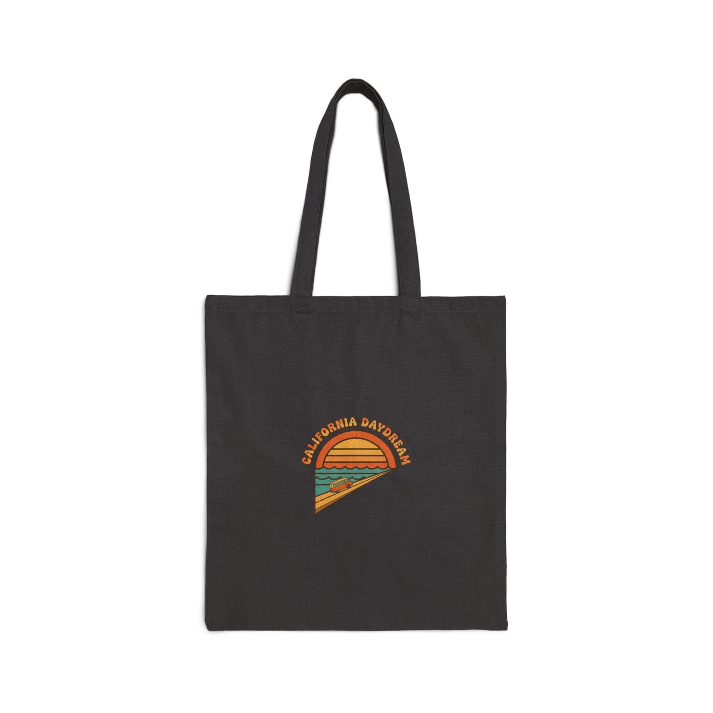 Retro 70s Sunburst Tote | Analog Sunshine, Vintage Palm Postcard