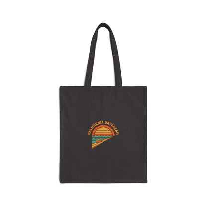 Retro 70s Sunburst Tote | Analog Sunshine, Vintage Palm Postcard