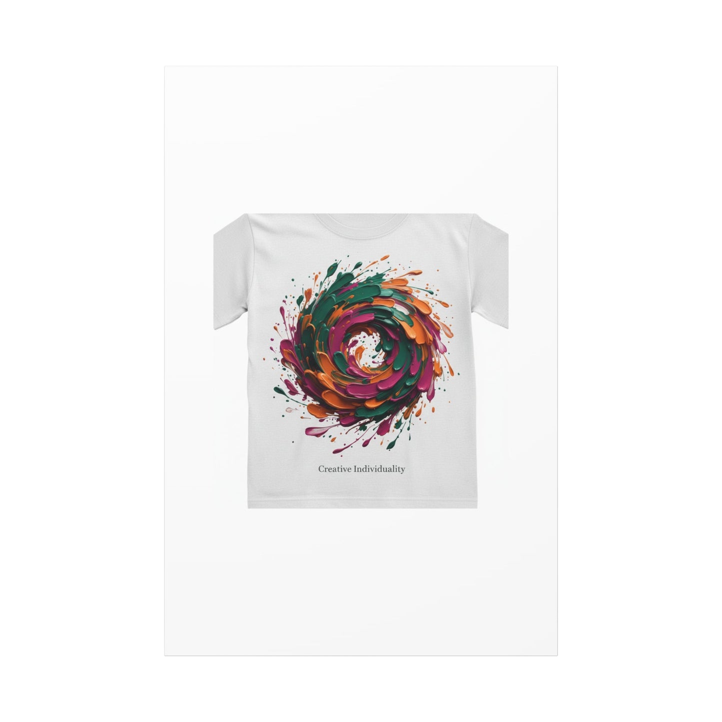 Painterly Abstract Floral Swirl Canvas | Matte Stretched Canvas
