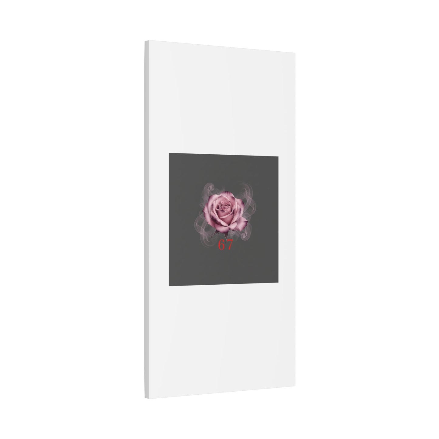 6 7 Valentine's Canvas | Viral Gothic Rose Wall Art | 6 7 Meaning Dark Romance