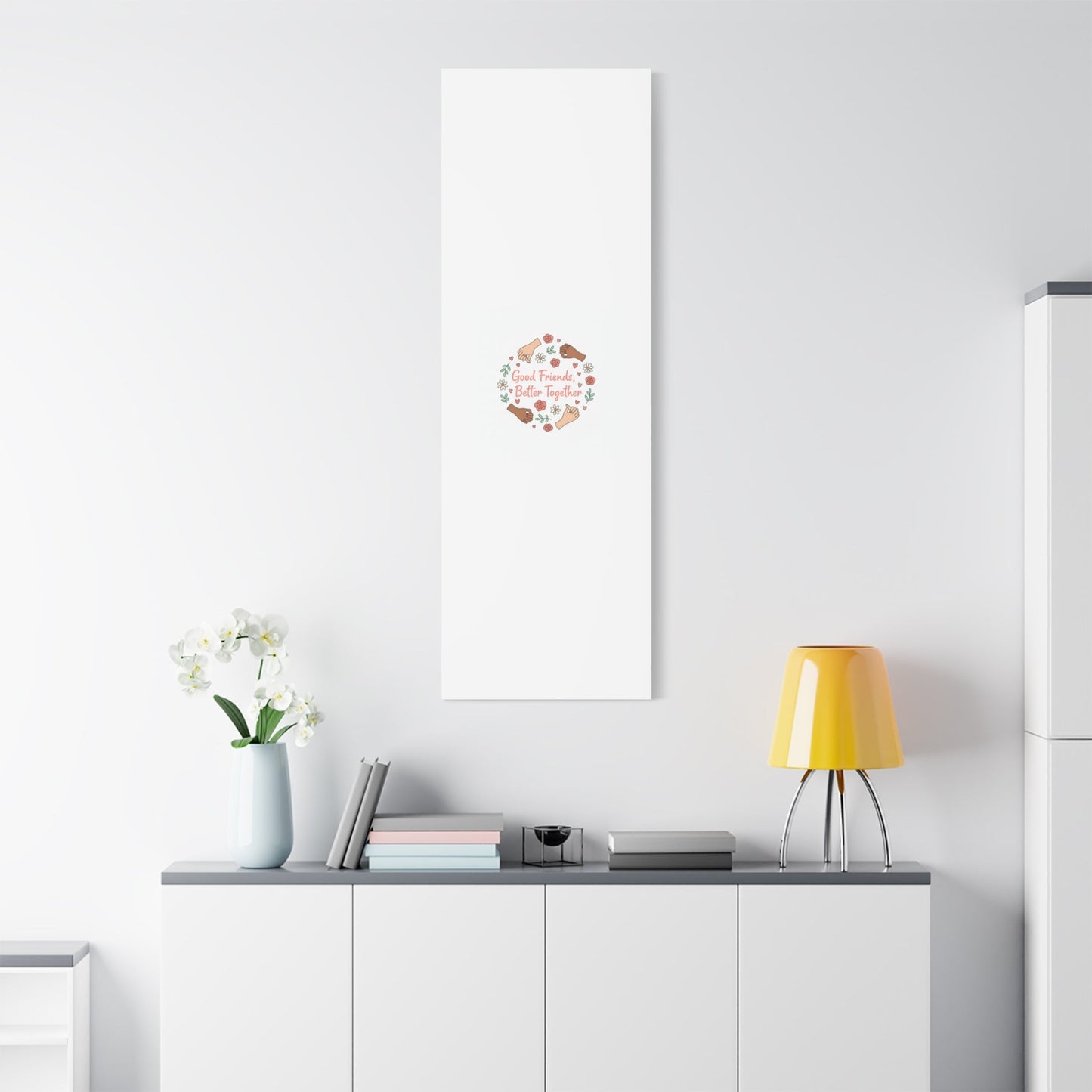 Good Friends Better Together Canvas | Friendship Valentine, Platonic Love