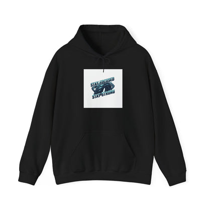 Stay Strong Winter Grind Hoodie | gym motivation hoodie, sweat through winter