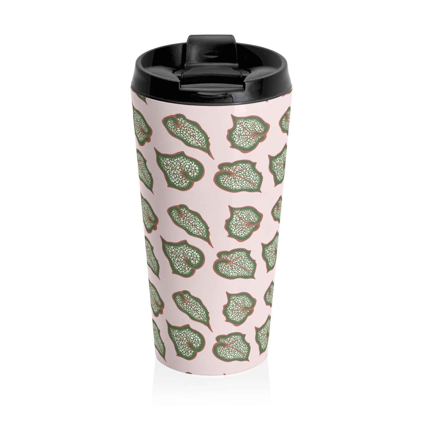 Begonia Pattern 15 oz Vacuum Insulated Stainless Steel Travel Tumbler