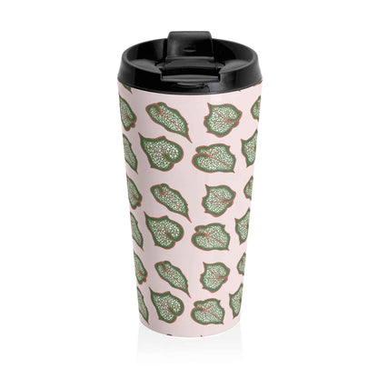 Begonia Pattern 15 oz Vacuum Insulated Stainless Steel Travel Tumbler