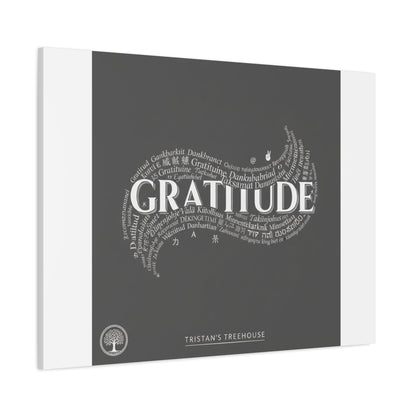 Gratitude Wall Art Matte Canvas | Tiny Treats, sweet uplifting print
