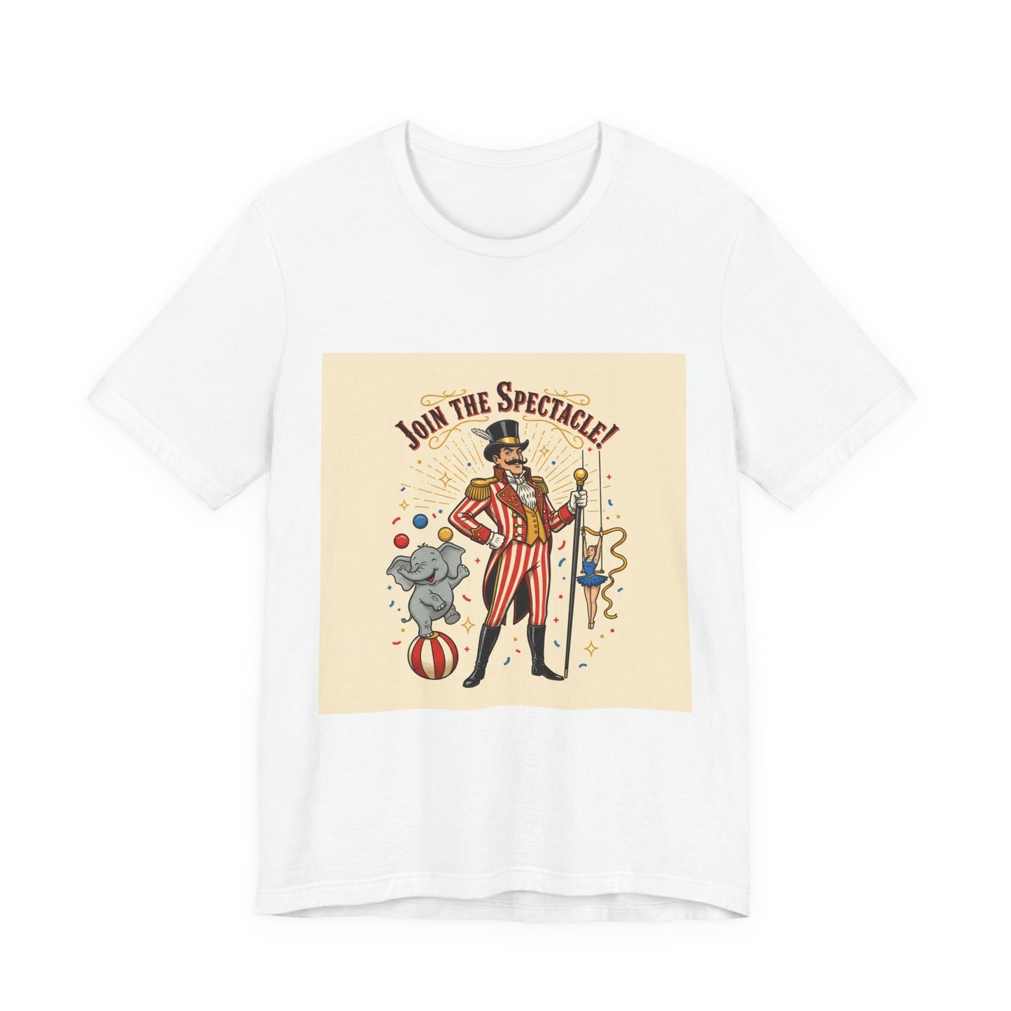 Vintage Circus Ringmaster Tee | vintage carnival design, big top shirt