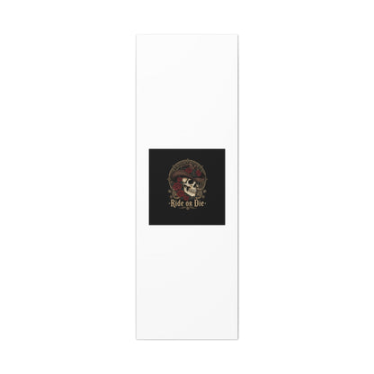 Ride or Die Skull Canvas | Western Skull Art, Gothic Americana