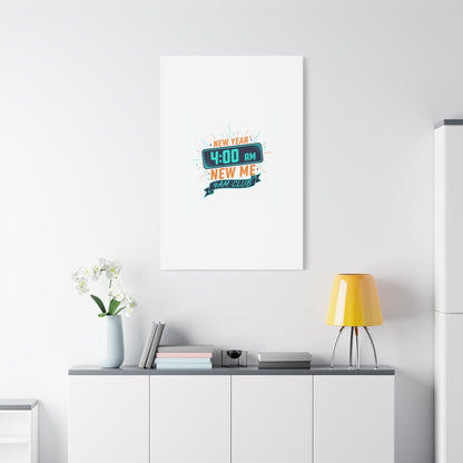 4AM Club New Year Graphic Canvas | Holiday Party Novelty, Festive New Year Decor
