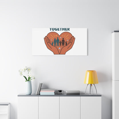Families Belong Together Canvas | Family Unity, Bilingual Solidarity