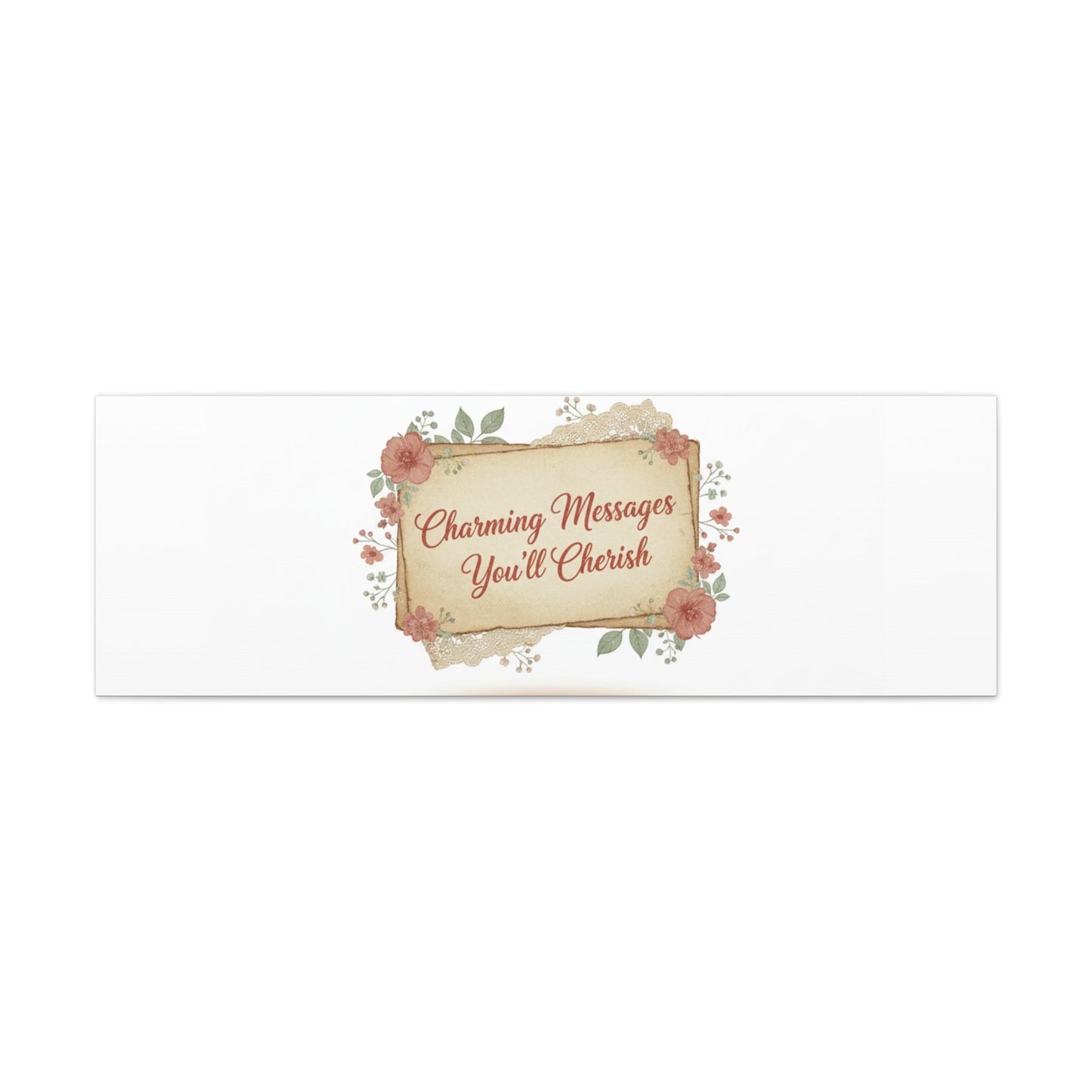 Love Letter Collage Canvas, Vintage Letter Art, Wax Seal Romance Print