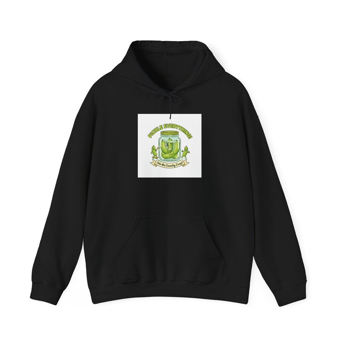 Pickle Enthusiast Crest Hoodie | brine design, pickle lover apparel