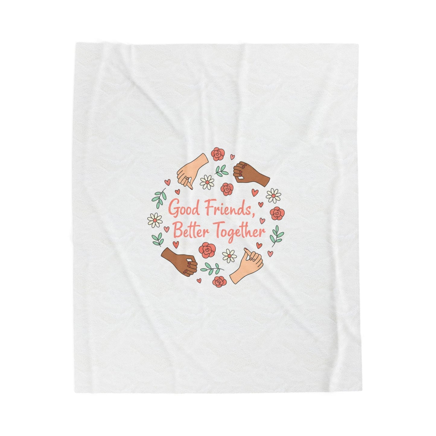 Good Friends Better Together Blanket | Friendship Valentine, Platonic Love