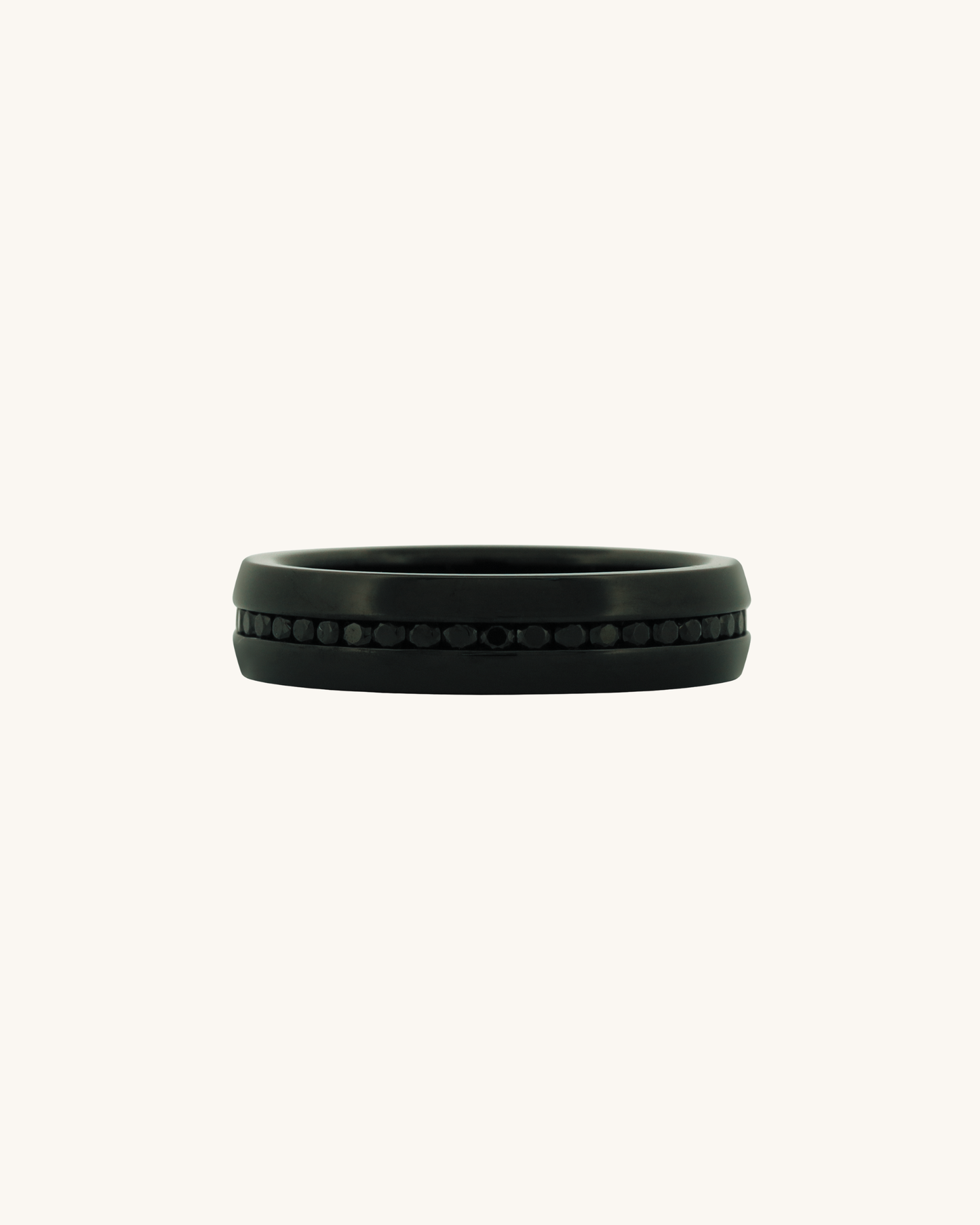 Round Stone Band Ring