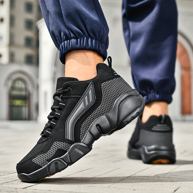 Lace-Up Thick Cushion Insole Men's Sneakers