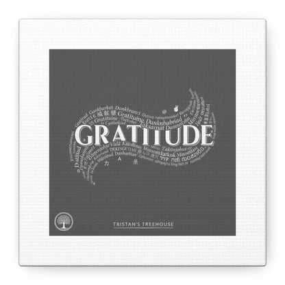 Gratitude Wall Art Matte Canvas | Tiny Treats, sweet uplifting print