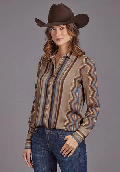 Stetson 2187 Sand Serape (Tan) - Women's Blouse