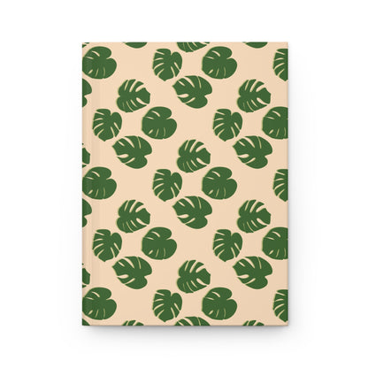 Monstera Pattern Hardcover Journal