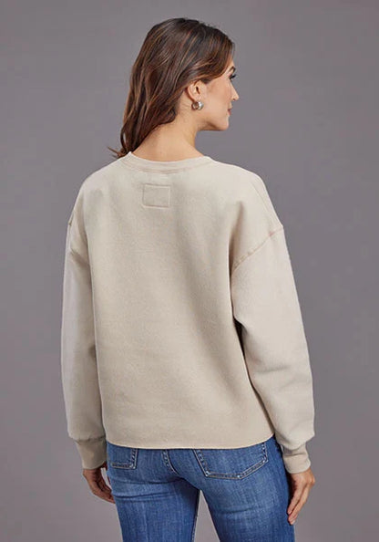 Stetson Yellow Logo (Beige) - Women's Hoodie Sweatshirt