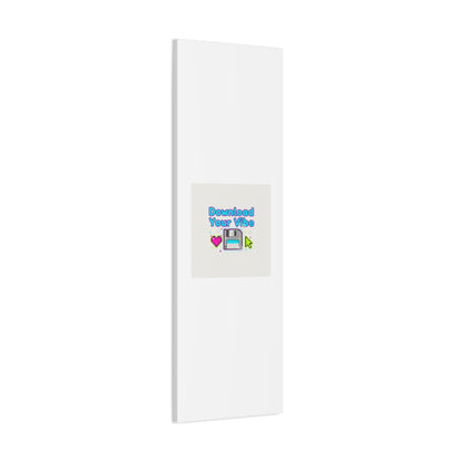 Download Your Vibe Canvas | Y2K Retro Tech, Pixel Floppy Disk Poster