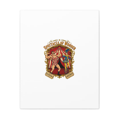 Spectacle of Wonder Circus Art Print, Canvas | Vintage Carnival Design