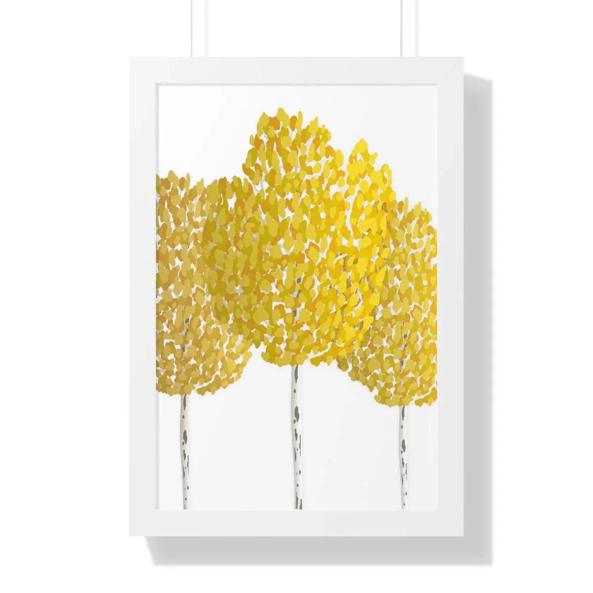 Fall Aspen Framed Print – Wall Art