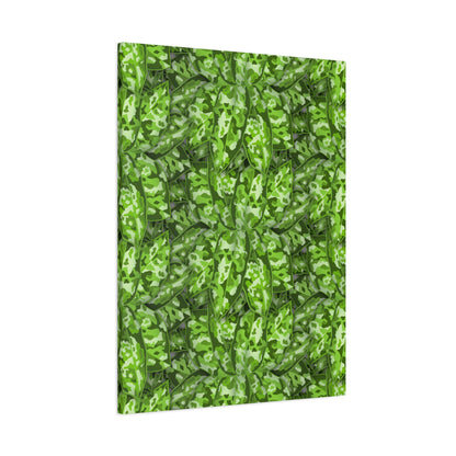 Aglaonema Pictum Canvas Print – Botanical Wall Art