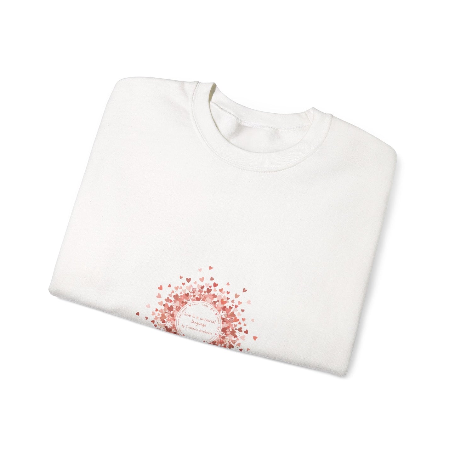 Tiny Heart Confetti Crewneck Sweatshirt | tiny heart design, valentine doodle