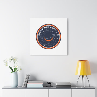 Orbital Mechanics Club Canvas | mission patch, space science