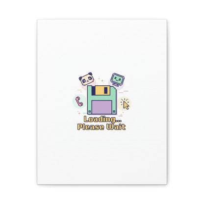 Loading Please Wait Canvas | Old Internet Aesthetic, 90s Web Nostalgia