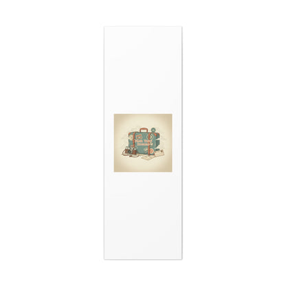 Pack Your Dreams Canvas | Retro Travel Postcard, Wanderlust Passport Stamp Art