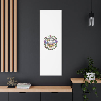 Romantasy Reader Canvas Print | enchanted bookish celestial gothic