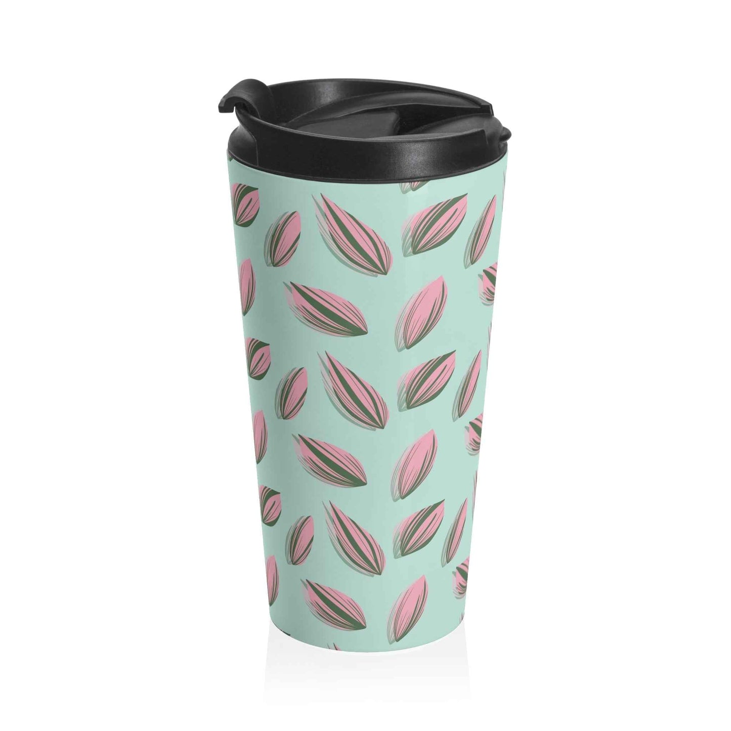 Tradescantia Nanouk Pattern 15 oz Vacuum Insulated Stainless Steel Travel Tumbler