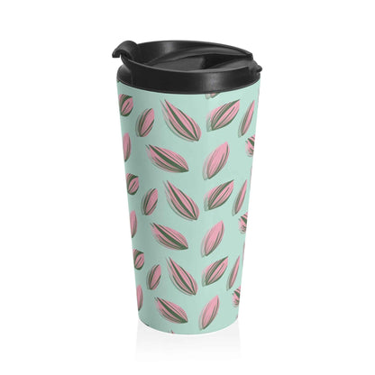 Tradescantia Nanouk Pattern 15 oz Vacuum Insulated Stainless Steel Travel Tumbler