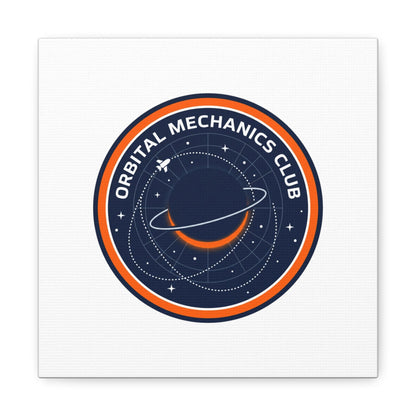 Orbital Mechanics Club Canvas | mission patch, space science