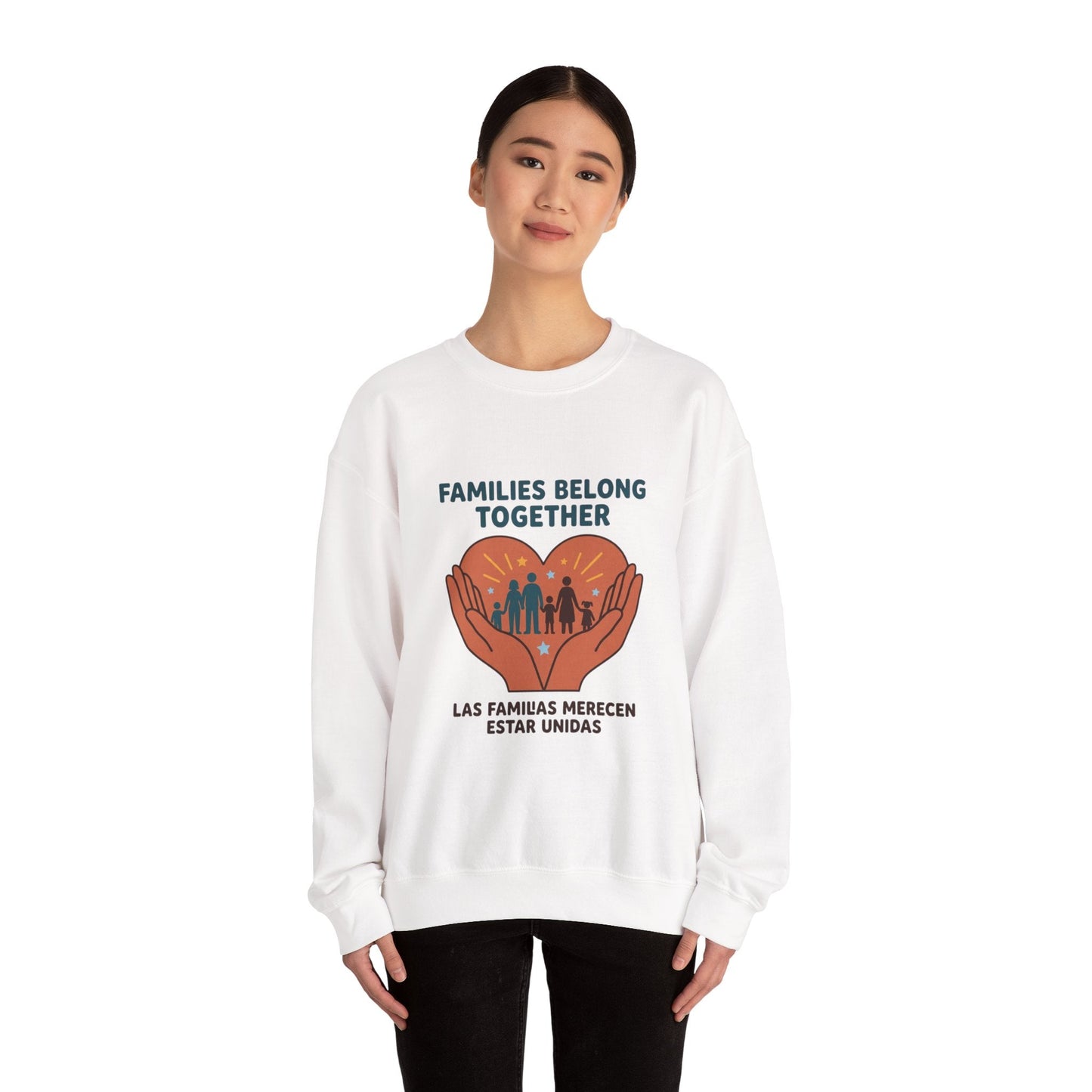 Families Belong Together Sweatshirt | family unity, solidaridad, immigrant rights