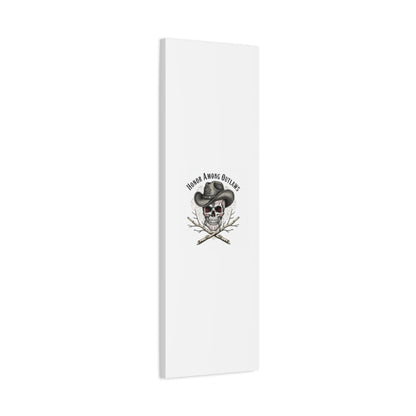 Honor Among Outlaws Canvas | Western Skull Art, Gothic Americana Desert Noir