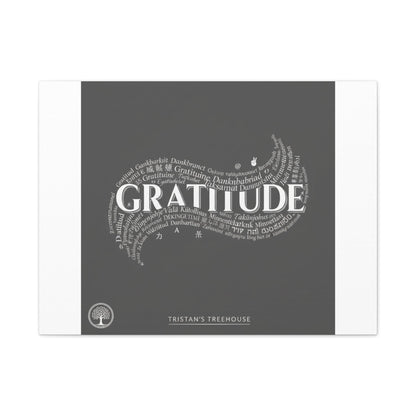 Gratitude Wall Art Matte Canvas | Tiny Treats, sweet uplifting print
