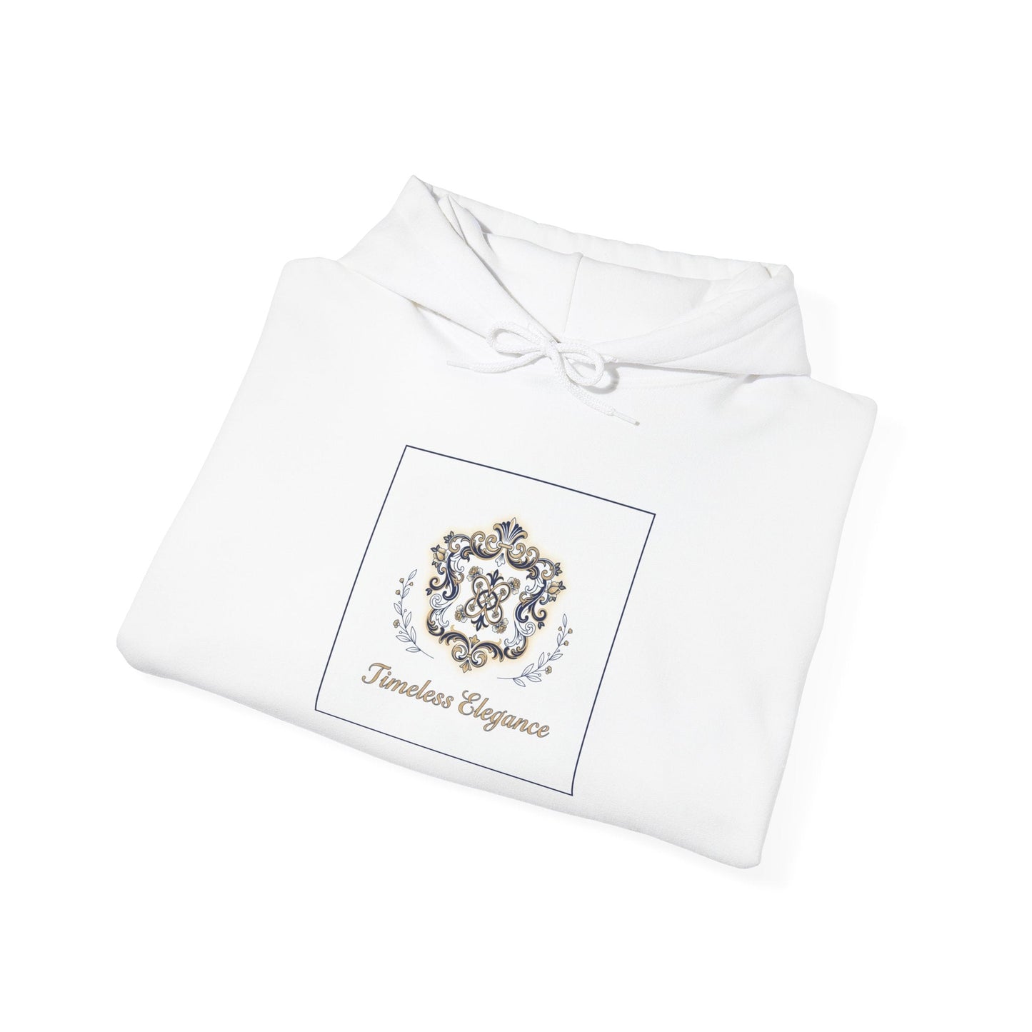 Ornate Brooch Emblem Hoodie | vintage emblem, baroque crest