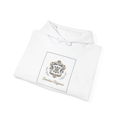 Ornate Brooch Emblem Hoodie | vintage emblem, baroque crest