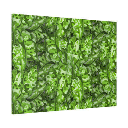 Aglaonema Pictum Canvas Print – Botanical Wall Art