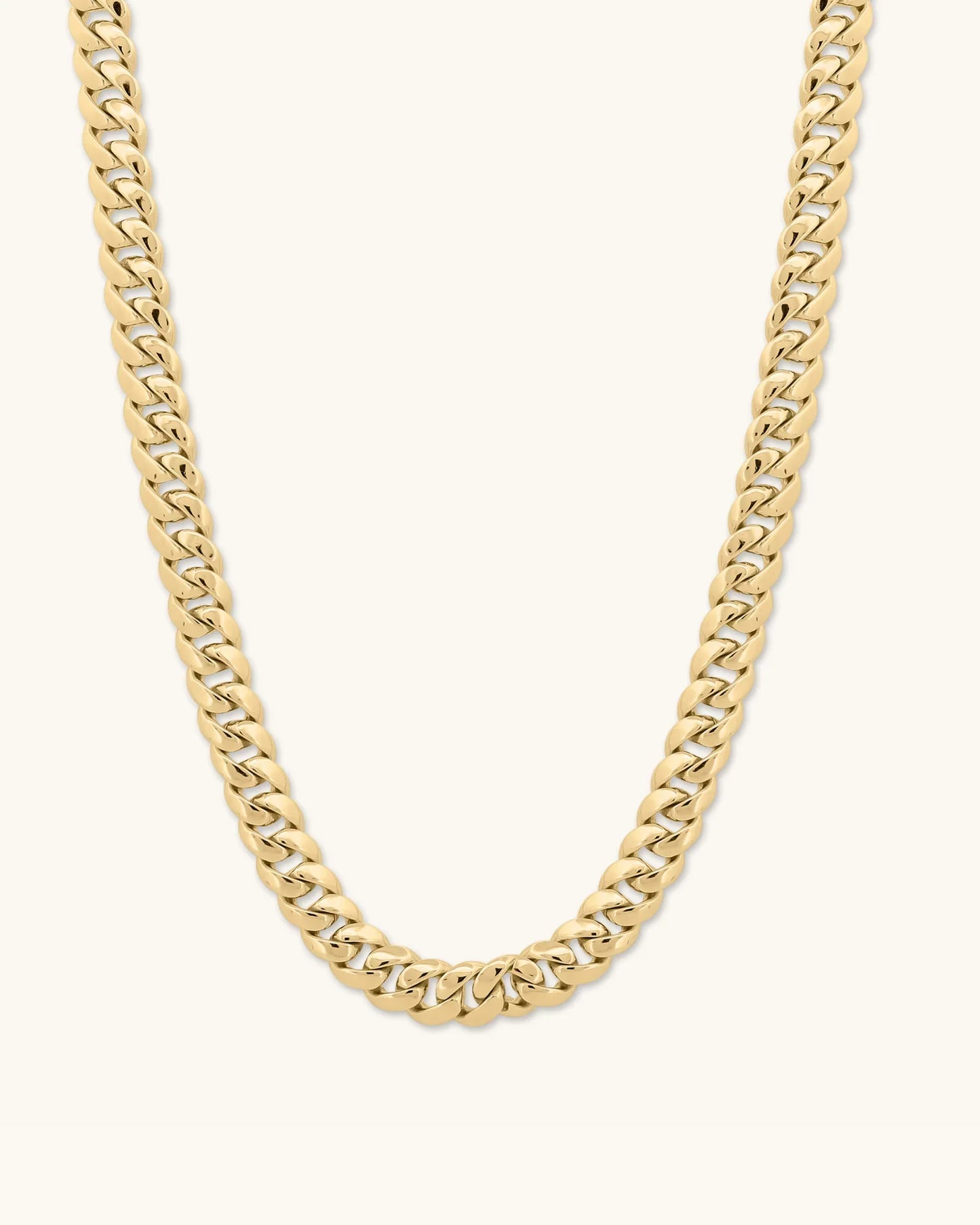 14K Gold 9.5mm Lite Miami Cuban