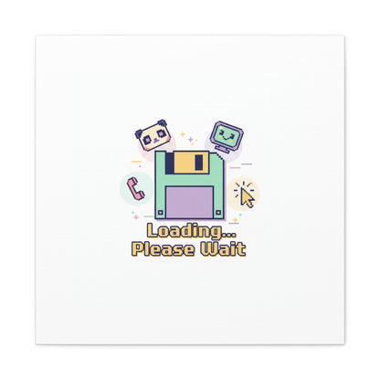 Loading Please Wait Canvas | Old Internet Aesthetic, 90s Web Nostalgia