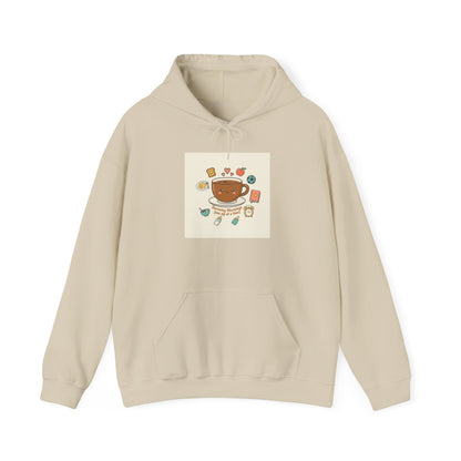 Morning Chaos Coffee Crew Hoodie | mom life, tired parent humor