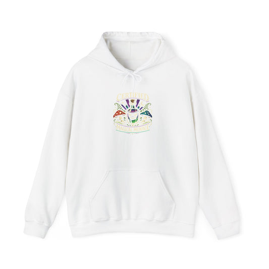 Mushroom Celestial Eye Hoodie | Cottagecore Goblincore Sweatshirt
