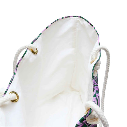 Purple & Green Floral Weekender Bag