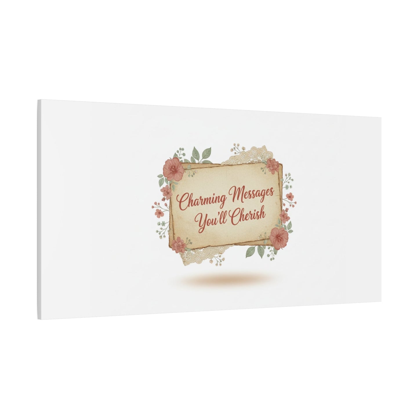 Love Letter Collage Canvas, Vintage Letter Art, Wax Seal Romance Print