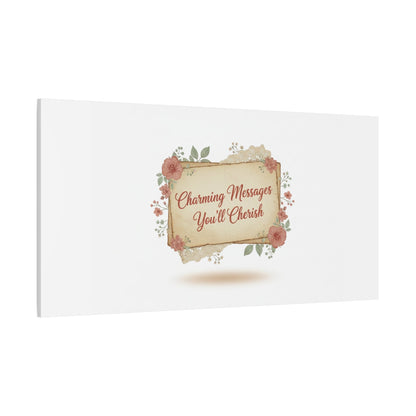 Love Letter Collage Canvas, Vintage Letter Art, Wax Seal Romance Print
