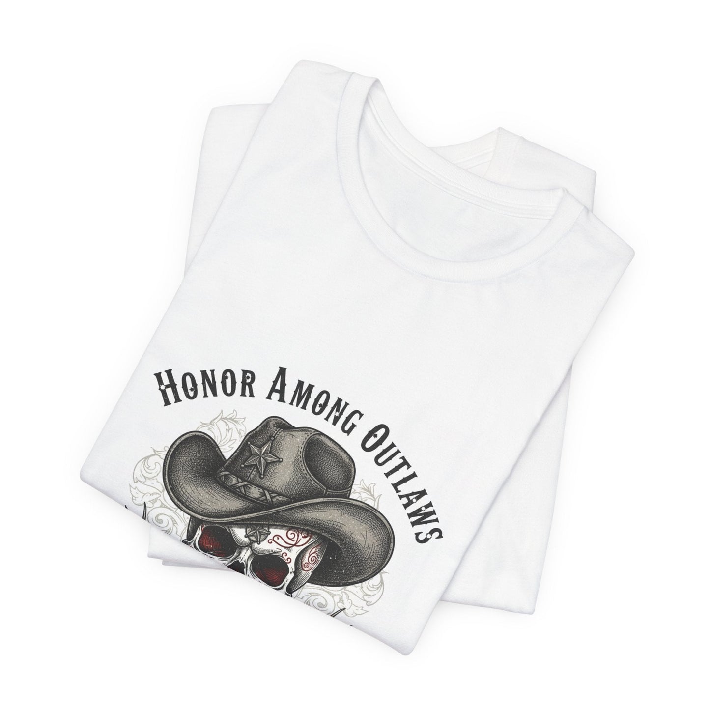 Western Skull Art Tee | cowboy horror shirt, gothic Americana