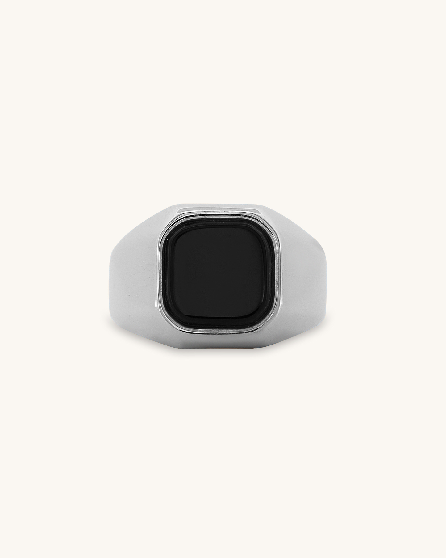 Black Square Signet Ring